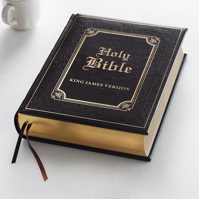 KJV Family Bible Lux-Leather -- Christian Art Gifts, Bible