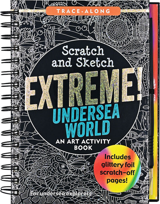 Scratch & Sketch Extreme Undersea World (Trace Along): An Art Activity Book -- Peter Pauper Press Inc, Spiral