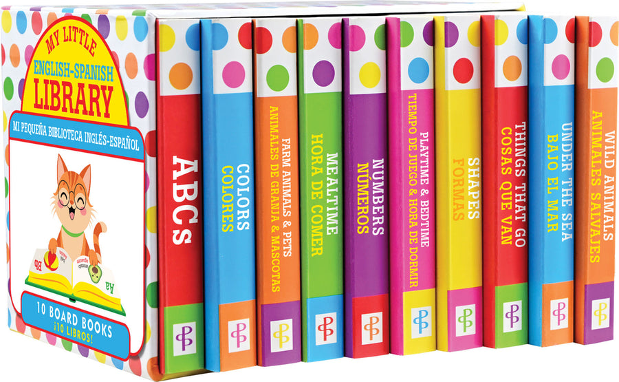 My Little Library of Bilingual Board Books - (Set of 10 English-Spanish Board Books) -- Peter Pauper Press Inc, Board Book