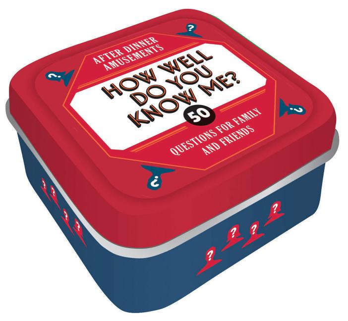 After Dinner Amusements: How Well Do You Know Me?: 50 Questions for Family and Friends (Dinner Party Gifts, Games for Adults, Games for Dinner Parties -- Chronicle Books, Other