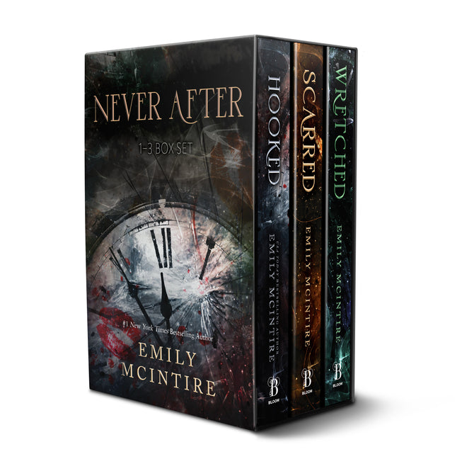 Never After Series Boxed Set, Books 1-3: Hooked, Scarred, and Wretched -- Emily McIntire, Paperback