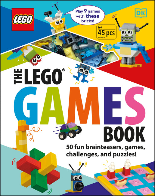 The Lego Games Book: 50 Fun Brainteasers, Games, Challenges, and Puzzles! -- Tori Kosara, Hardcover
