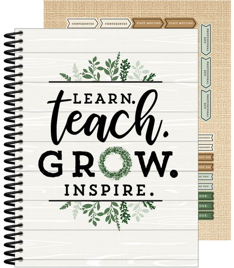 Farmhouse Teacher Planner -- Carson Dellosa Education, Spiral