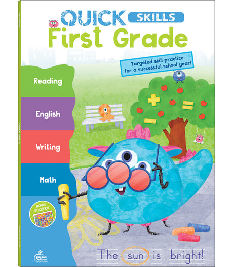 Quick Skills First Grade Workbook -- Carson Dellosa Education, Paperback