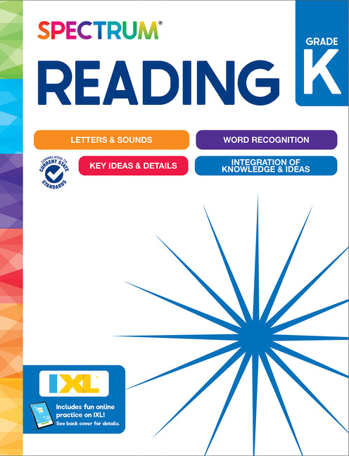 Spectrum Reading Workbook, Grade K -- Spectrum, Paperback