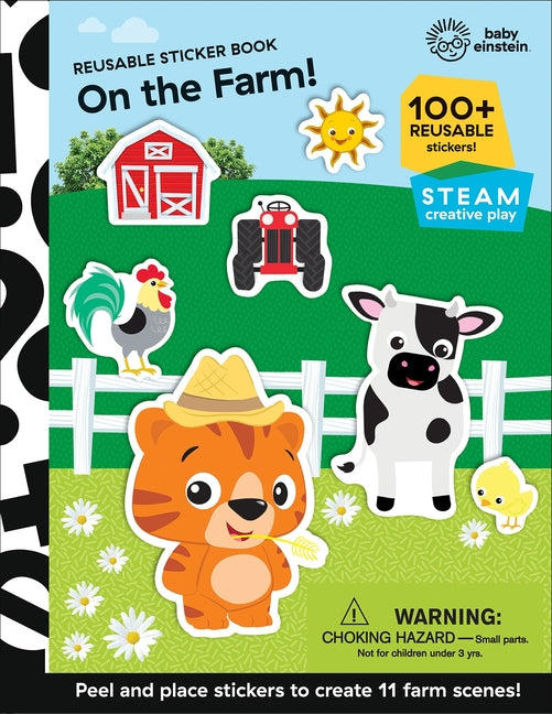 Baby Einstein: On the Farm! Reusable Sticker Book -- Pi Kids, Paperback