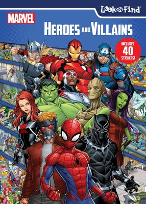 Marvel: Heroes and Villains Look and Find -- Pi Kids, Paperback