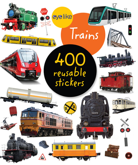 Eyelike Stickers: Trains -- Workman Publishing, Paperback
