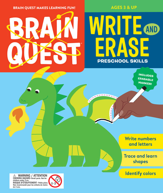 Brain Quest Write and Erase: Preschool Skills -- Workman Publishing, Spiral