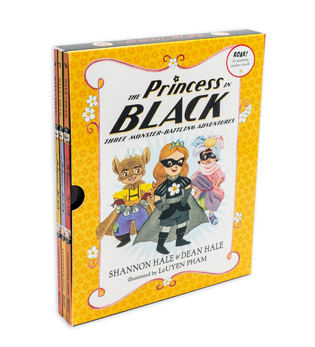 The Princess in Black: Three Monster-Battling Adventures: Books 4-6 (Box Set of Early Chapter Books about Funny Hero Adventures) -- Shannon Hale, Paperback
