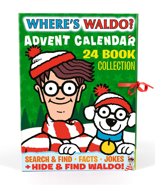 Where's Waldo? Advent Calendar 24-Book Collection: (A Christmas Countdown with 24 Minibooks, Holiday Activities, Jokes, and Family Fun for Kids Ages 5 -- Martin Handford, Hardcover