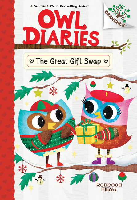 The Great Gift Swap: A Branches Book (Owl Diaries #23) -- Rebecca Elliott, Library Binding