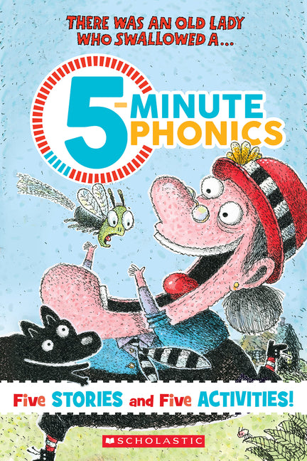 There Was an Old Lady: 5-Minute Phonics -- Lucille Colandro, Paperback