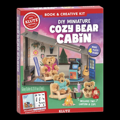 DIY Miniature Cozy Bear Cabin -- Klutz, Hardcover