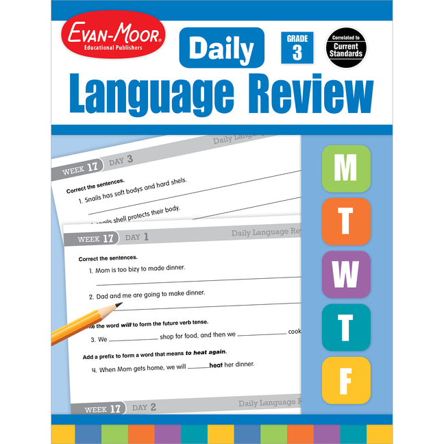 Daily Language Review Grade 3 Te -- Evan-Moor Educational Publishers, Paperback