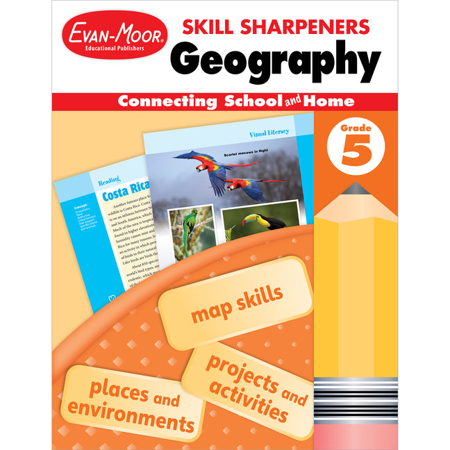Skill Sharpeners: Geography, Grade 5 -- Evan-Moor Educational Publishers, Paperback