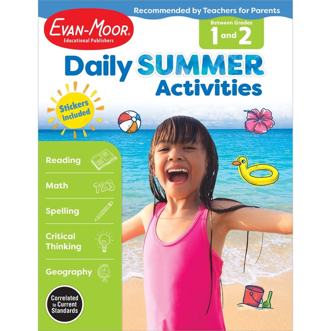 Daily Summer Activities Moving from 1st to 2nd Gr -- Evan-Moor Educational Publishers, Paperback