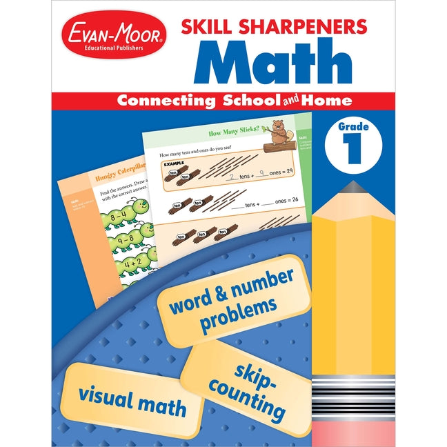 Skill Sharpeners: Math, Grade 1 -- Evan-Moor Educational Publishers, Paperback