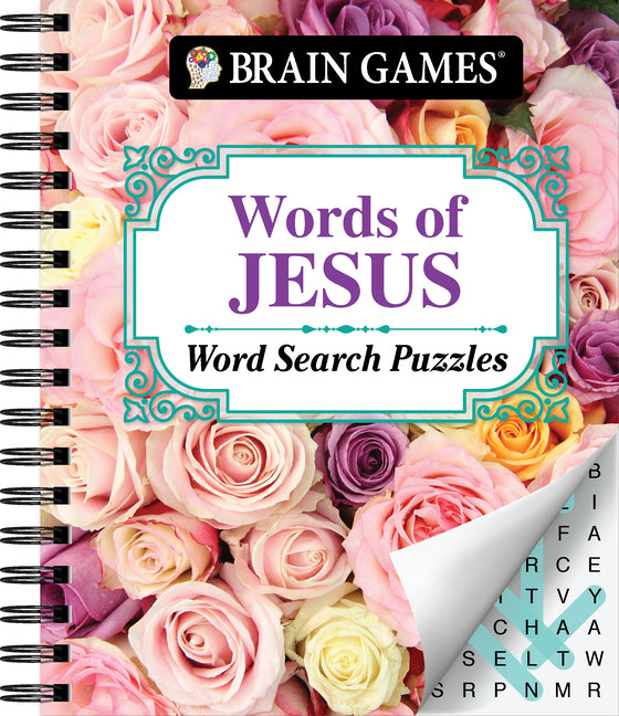 Brain Games - Words of Jesus Word Search Puzzles -- Publications International Ltd, Spiral