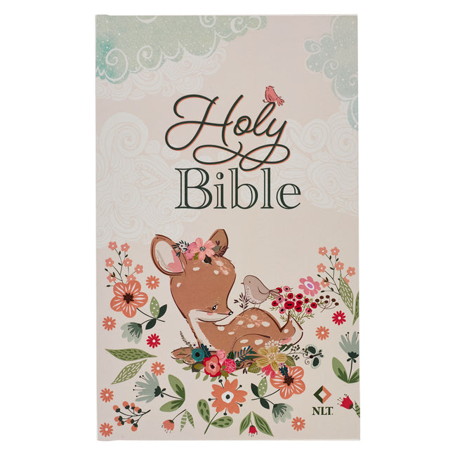 Bible NLT Infant (Hardcover, Pink) -- Christian Art Gifts, Bible
