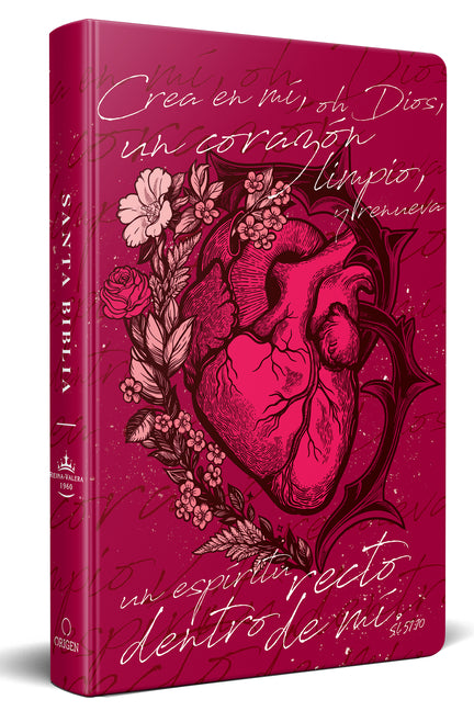 Biblia Reina Valera 1960 Letra Grande, Tapa Dura, Tamaño Manual Corazón (Rosada) / Spanish Bible Rvr 1960. Handy Size, Large Print, Hardcover, Pink -- Reina Valera Revisada 1960, Bible