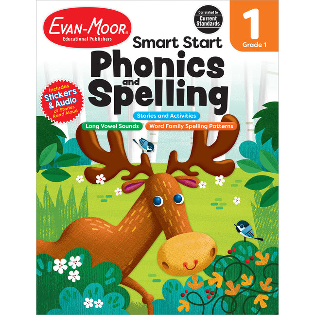 Smart Start: Phonics and Spelling, Grade 1 -- Evan-Moor Educational Publishers, Paperback
