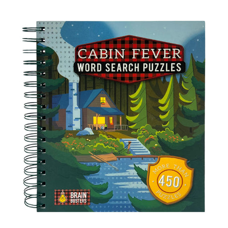 Cabin Fever Word Search Puzzles -- Parragon Books, Spiral