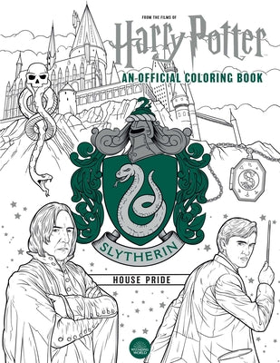 Harry Potter: Slytherin House Pride: The Official Coloring Book: (Gifts Books for Harry Potter Fans, Adult Coloring Books) -- Insight Editions, Paperback