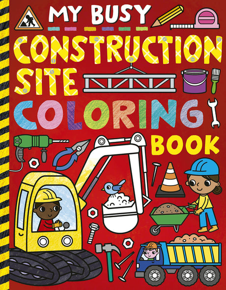 My Busy Construction Site Coloring Book -- Tiger Tales, Paperback