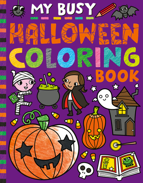My Busy Halloween Coloring Book -- Tiger Tales, Paperback
