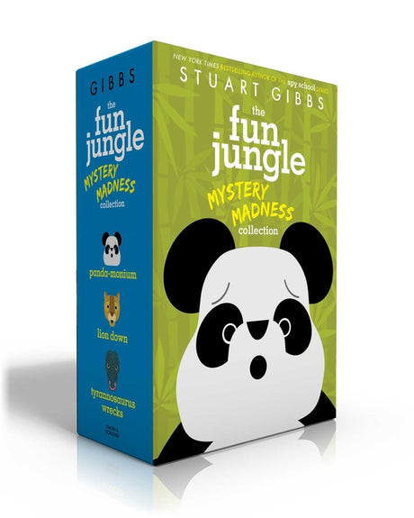 The Funjungle Mystery Madness Collection (Boxed Set): Panda-Monium; Lion Down; Tyrannosaurus Wrecks -- Stuart Gibbs, Paperback