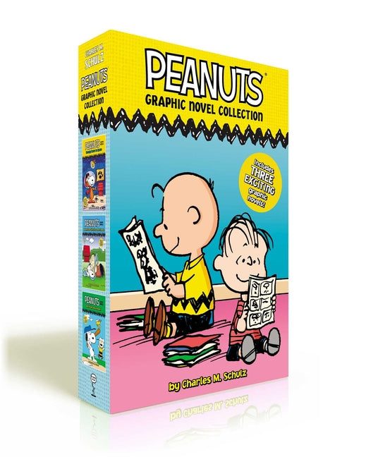 Peanuts Graphic Novel Collection (Boxed Set): Snoopy Soars to Space; Adventures with Linus and Friends!; Batter Up, Charlie Brown! -- Charles M. Schulz, Paperback