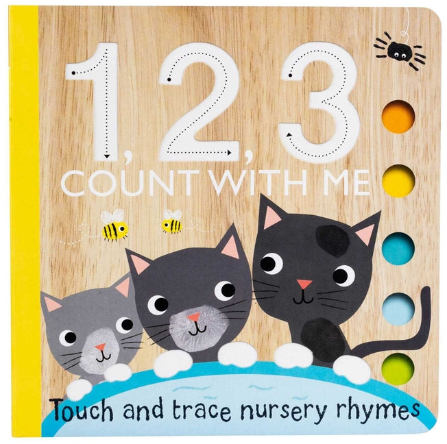 Touch and Trace: 1, 2, 3 Count with Me (Board Book for Babies and Toddlers 0-2 Years Old) -- Editors of Silver Dolphin Books, Board Book