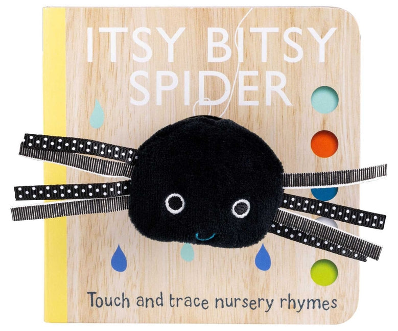 Touch and Trace Nursery Rhymes: Itsy Bitsy Spider Finger Puppet Book (Board Book for Babies and Toddlers 0-2 Years Old) -- Emily Bannister, Board Book