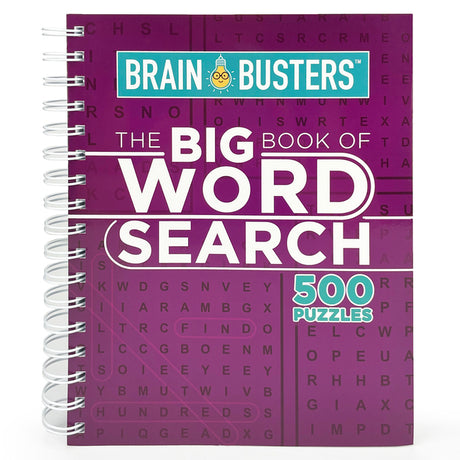 The Big Book of Word Search: 500 Puzzles -- Parragon Books, Spiral
