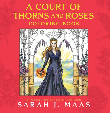 A Court of Thorns and Roses Coloring Book -- Sarah J. Maas, Paperback