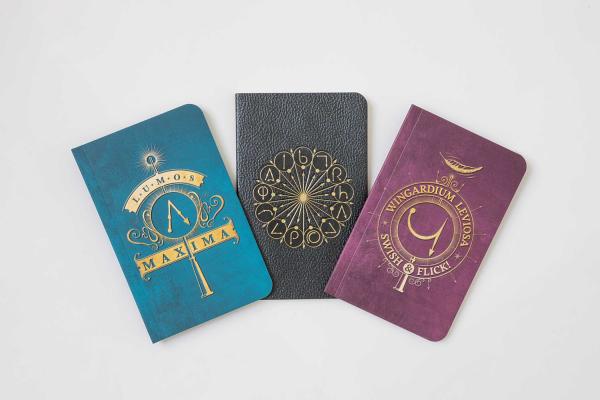 Harry Potter: Spells Pocket Notebook Collection (Set of 3) -- Insight Editions, Paperback