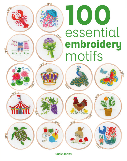 100 Essential Embroidery Motifs -- Susie Johns, Paperback