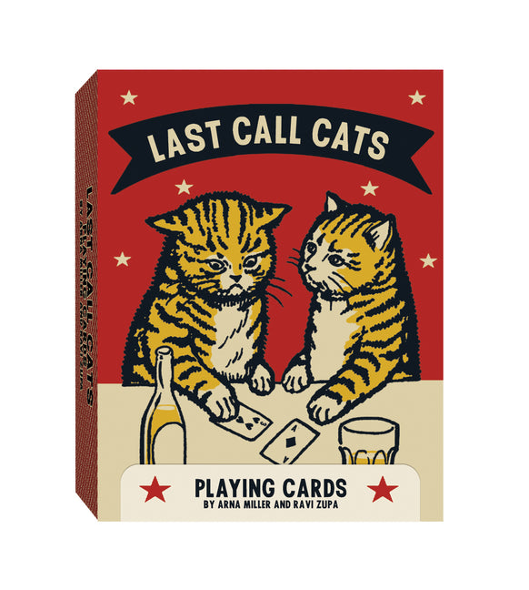 Last Call Cats Playing Cards -- Arna Miller, Board Games