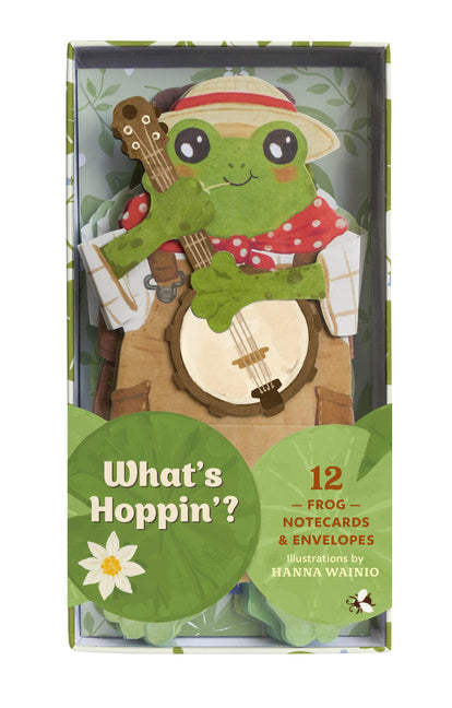What's Hoppin'? Notecards: 12 Frog Notecards & Envelopes -- Chronicle Books, Other