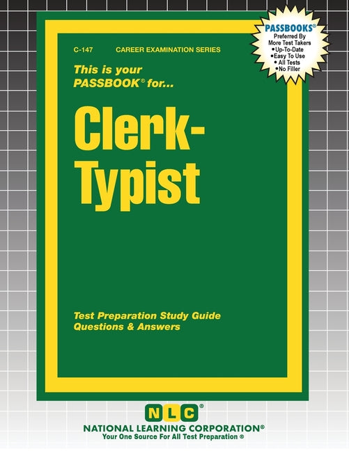 Clerk-Typist -- Passbooks, Paperback