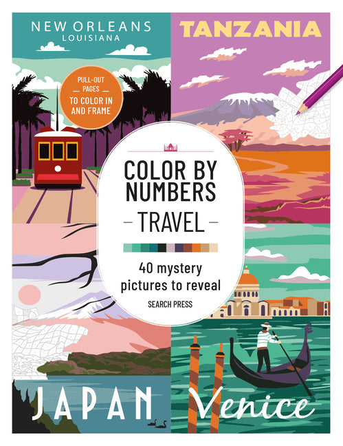 Cbn: Travel: 40 Mystery Pictures to Reveal -- Search Press, Paperback