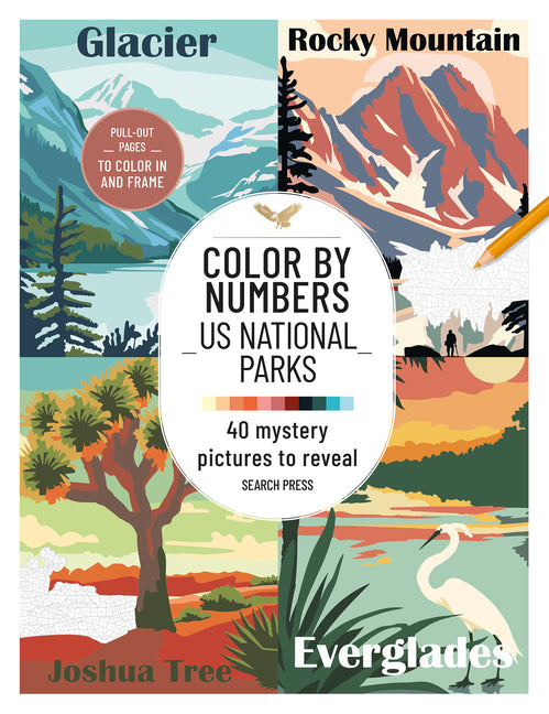 Cbn: Us National Parks: 40 Mystery Pictures to Reveal -- Search Press, Paperback