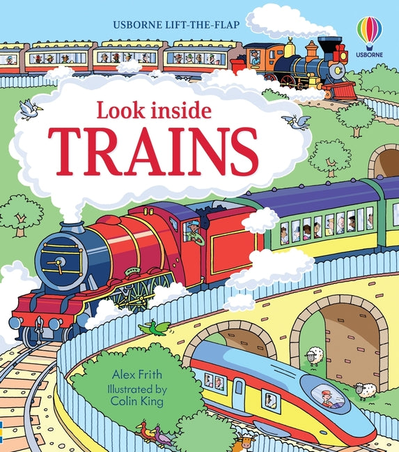 Look Inside Trains -- Alex Frith, Board Book