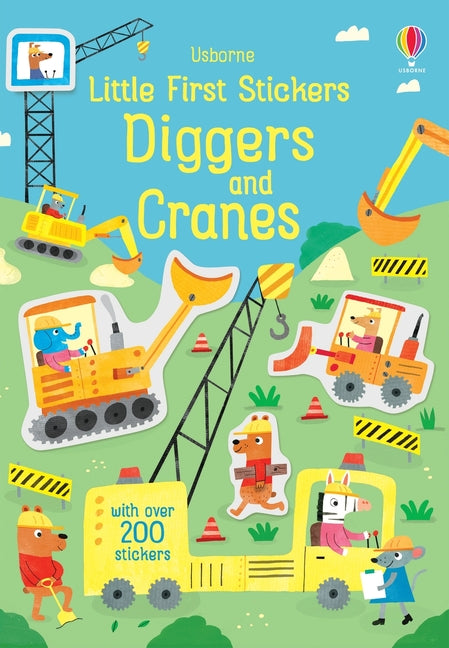 Little First Stickers Diggers and Cranes -- Hannah Watson, Paperback