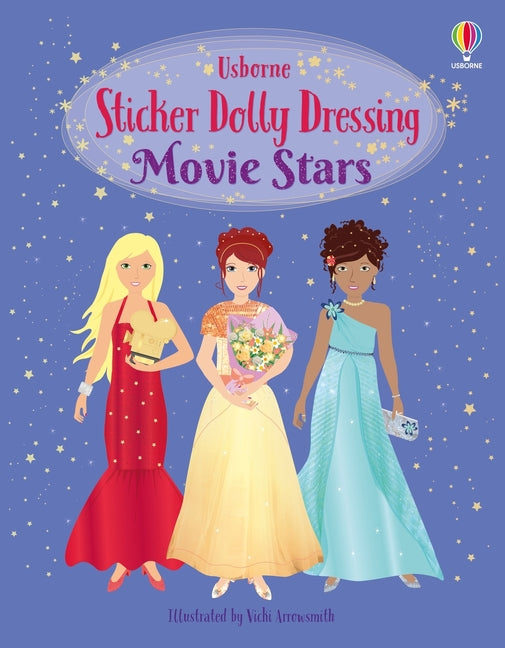 Sticker Dolly Dressing Movie Stars -- Fiona Watt, Paperback