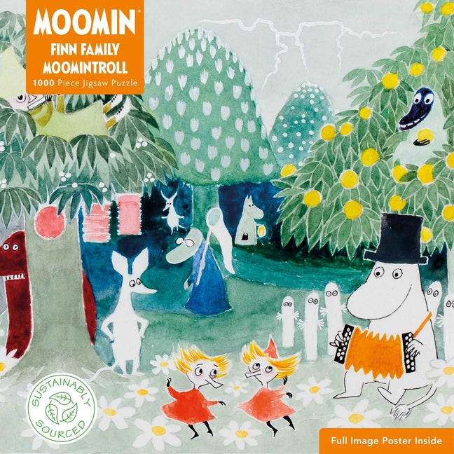 Adult Sustainable Jigsaw Puzzle Moomin: Finn Family Moomintroll: 1000-Pieces. Ethical, Sustainable, Earth-Friendly -- Flame Tree Studio, Other