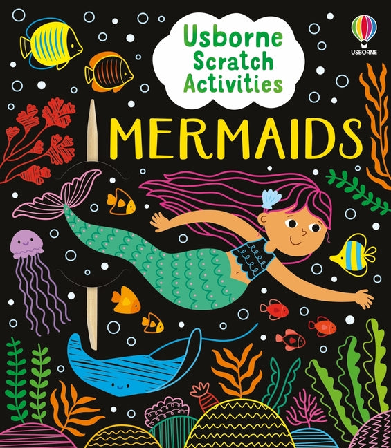 Usborne Scratch Activities Mermaids -- Rosie Dickins, Paperback