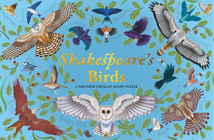 Shakespeare's Birds: A 1000-Piece Circular Jigsaw Puzzle by Rebecca Harris -- Rebecca Harris, Other