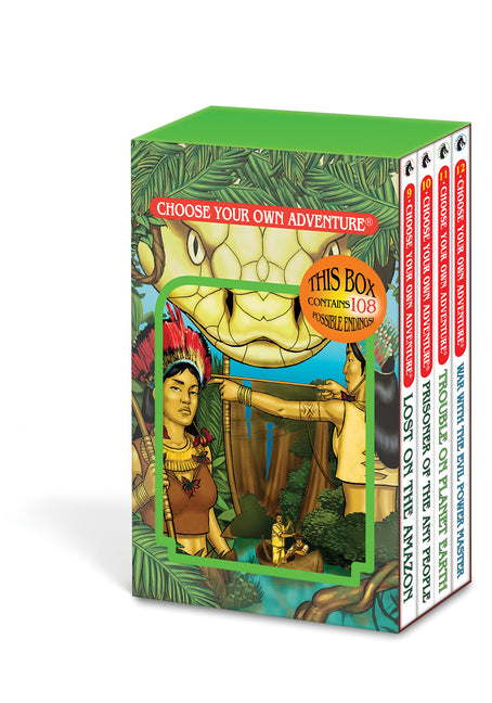 Choose Your Own Adventure 4-Book Boxed Set #3 (Lost on the Amazon, Prisoner of the Ant People, Trouble on Planet Earth, War with the Evil Power Master -- R. a. Montgomery, Boxed Set